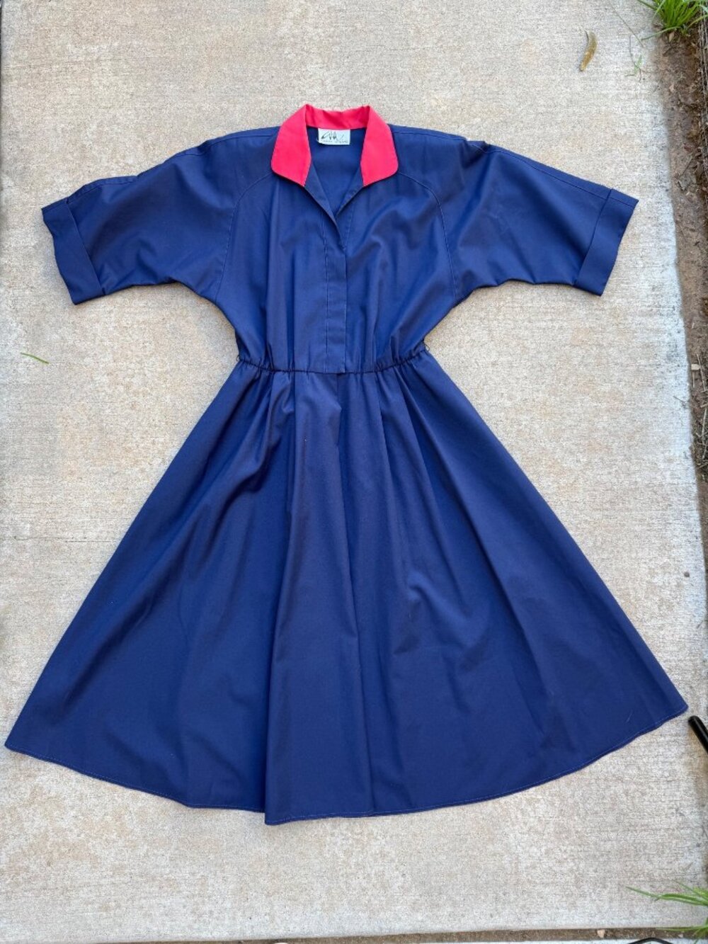Vintage Willi of CA 80s does 50s Western Shirt Dress - Picture 7 of 8